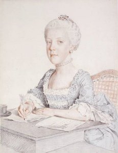 大公ヨハナ・ガブリエレの肖像 作： Jean Étienne Liotard